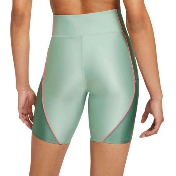 Jordan‎ Essential Bike Shorts Women's XS Green Tight Fit Mid Rise Pocket NWT - Picture 2 of 16